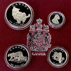 1992 Platinum Canada 1.85oz Proof Coin Set - Low Mintage - Canadian Cougar