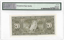 Load image into Gallery viewer, 1937 Bank of Canada $20 Banknotes BC-25b - PMG Gem UNC-66 EPQ

