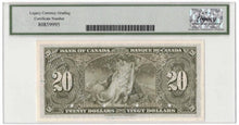 Load image into Gallery viewer, 1937 Bank of Canada $20 Specimen Banknote BC-25s - LCG Gem UNC-67 PPQ
