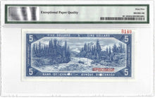 Load image into Gallery viewer, 1954 Bank of Canada $5 Specimen Banknote BC-39s - PMG Gem UNC-65 EPQ
