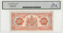 Load image into Gallery viewer, 1935 Royal Bank of Canada $10 Specimen Banknote - LCG Gem UNC-67 PPQ
