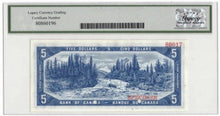 Load image into Gallery viewer, 1954 Bank of Canada $5 Devil Face Specimen Banknote - LCG Gem UNC-67 PPQ
