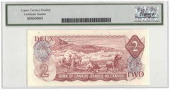 1974 Bank of Canada $2 Banknote 7 Million Serial BC-47a - LCG Gem UNC-65 PPQ
