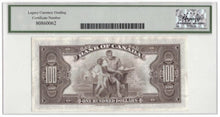 Load image into Gallery viewer, 1935 Bank of Canada $100 Banknote BC-15 - LCG AU-53
