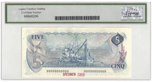Load image into Gallery viewer, 1979 Bank of Canada $5 Banknote BC-53aS - LCG Gem UNC-66 PPQ
