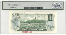 Load image into Gallery viewer, 1973 Bank of Canada $1 Banknote BC-46aC - LCG Gem UNC-66 PPQ

