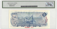 Load image into Gallery viewer, 1972 Bank of Canada $5 Banknote BC-48aS - LCG Gem UNC-67 PPQ
