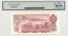 Load image into Gallery viewer, 1974 Bank of Canada $2 Banknote 9 Million Serial BC-47a - LCG Gem UNC-67 PPQ
