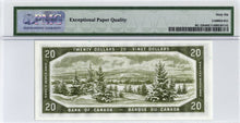 Load image into Gallery viewer, 1954 Bank of Canada $20 Note Devil Face BC-33b - PMG Gem UNC-66 EPQ
