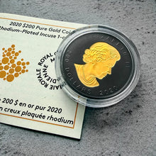 Load image into Gallery viewer, incused 1 oz Gold Maple
