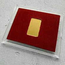 Load image into Gallery viewer, Johnson Matthey 10 Gram Gold Bar Struck .9999+ – RARE Special Serial BG . 48
