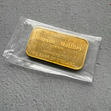 Load image into Gallery viewer, Johnson Matthey London 50 Gram Bank of Engelhard Gold Bar Struck .9999+
