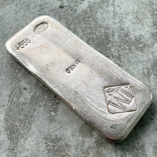 Load image into Gallery viewer, Stunning Johnson Matthey 1/2 Kilo .999 Silver Poured Bar 500 Gram
