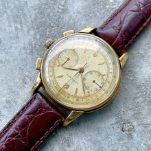 Load image into Gallery viewer, 38mm Longines 18K Yellow Gold Chronograph 5966 - 30CH Movement
