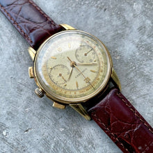 Load image into Gallery viewer, 38mm Longines 18K Yellow Gold Chronograph 5966 - 30CH Movement
