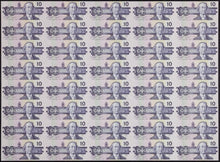 Load image into Gallery viewer, Uncut Sheet of 40 1989 Canada $10 Banknotes
