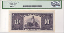 Load image into Gallery viewer, 1935 English $10 Bank of Canada DC-7 Legacy 64
