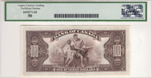 Load image into Gallery viewer, 1935 English $100 Bank of Canada BC-15 Legacy AU 50

