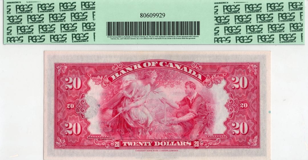 1935 $20 Large Seal Princess PCGS Gem UNC 65 PPQ