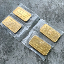 Load image into Gallery viewer, 4 x Johnson Matthey London 50 Gram Gold Bar .9999 - Bank of England
