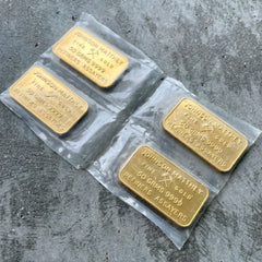 4 x Johnson Matthey London 50 Gram Gold Bar .9999 - Bank of England