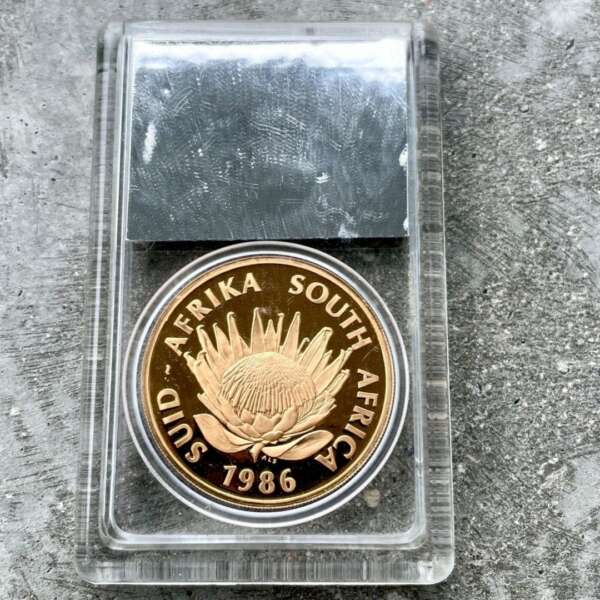 1986 South Africa Gold Coin Proof 1 oz - South Africa Coin Exchange Johannesburg