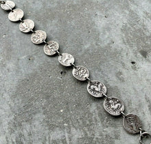 Load image into Gallery viewer, Vintage Coin Bracelet Roman Republic - Julius Caesar 46-45 BC Military Mint

