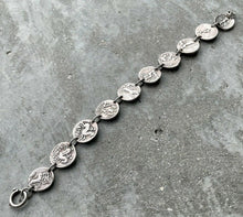 Load image into Gallery viewer, Vintage Coin Bracelet Roman Republic - Julius Caesar 46-45 BC Military Mint
