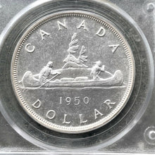 Load image into Gallery viewer, 1950 Canada 1 Dollar Silver Coin One Dollar - PCGS PL 66 - Old Green Holder
