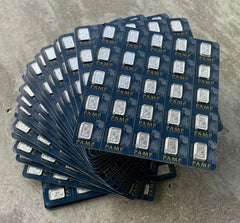 25 x 1 Gram Pamp Suisse Fortuna .9995 $50 Sealed Platinum