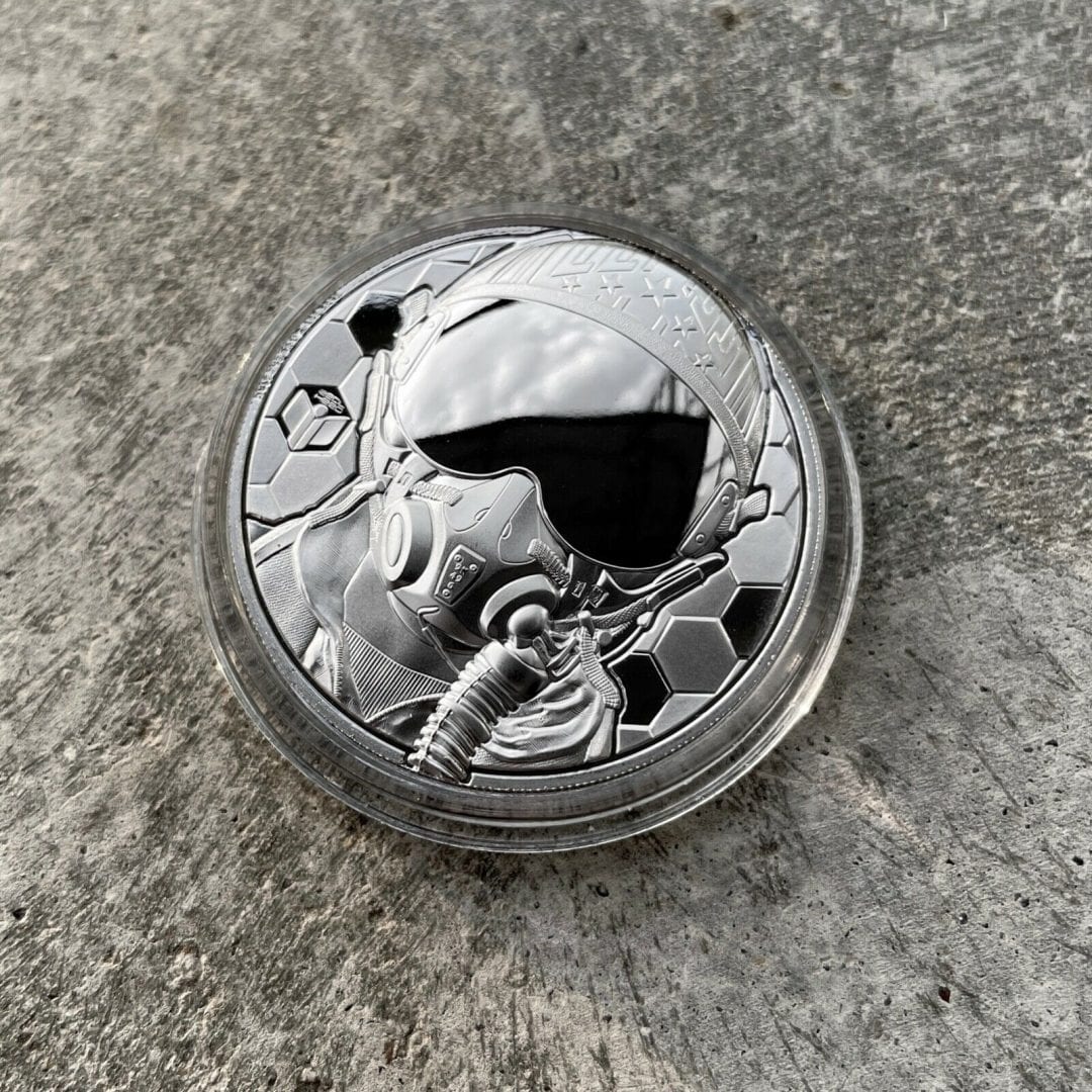 2020 Fighter Pilot 1 oz Platinum .9995 Proof Cook Islands $250 Full Set