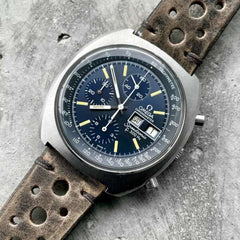 1970s Omega Speedsonic 188.0002 - Nice Blue dial + Patina on the Markers