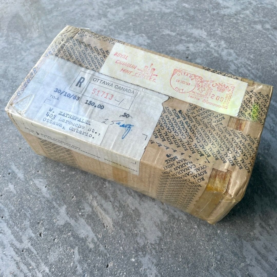 Perfectly sealed Box 25 x 1963 Canada Proof Like PL Set Silver Coin - Unopened!