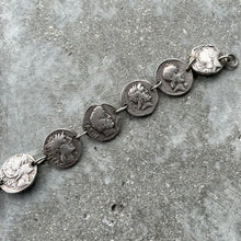 Load image into Gallery viewer, Vintage Coin Bracelet Roman Republic - Julius Caesar 46-45 BC Military Mint
