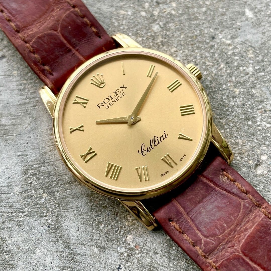 2010 Rolex Cellini Classic 18k Yellow Gold 5116 - 5116/8 - Box + Papers
