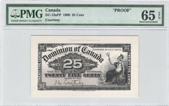 1900 25 Cent Dominion of Canada PMG UNC DC-15aFP 65 EPQ - Front Proof - Rare!