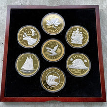 Load image into Gallery viewer, 2019 Canada .9999 Silver 5oz x 7 Coin Big Coin Set - Complete Set! Serial 888
