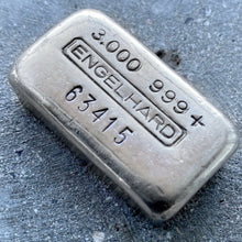 Load image into Gallery viewer, Engelhard 3 oz .999 Silver Poured Bar.
