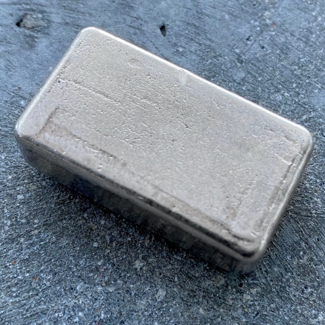 Engelhard 3 oz .999 Silver Poured Bar.