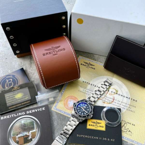 42mm Breitling A17365C9 Superocean Stainless Steel Automatic Full Box + Papers