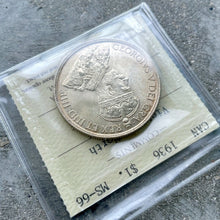 Load image into Gallery viewer, 1936 Canada 1 Dollar Silver Coin One Dollar - ICCS Gem 66 - Victoria North
