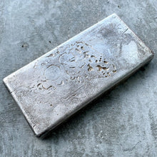 Load image into Gallery viewer, Stunning Engelhard 20 oz .999 Silver Poured Bar - Pretty Patina Pour Lines
