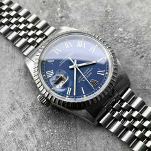Load image into Gallery viewer, 1984 Rolex Oyster Perpetual Date 36mm Stainless 16030 - Blue Buckley Dial
