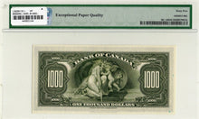 Load image into Gallery viewer, 1935 Bank of Canada $1000 Note PMG Gem BC-19 UNC 65 EPQ

