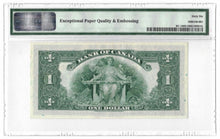 Load image into Gallery viewer, 1935 $1 Bank of Canada English Text PMG Gem 66 EPQ
