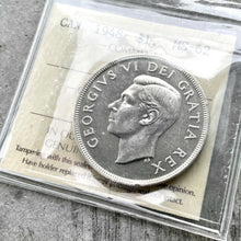 Load image into Gallery viewer, 1948 Canada 1 Dollar Silver Coin One Dollar ICCS MS 62 Choice Unc - No Reserve
