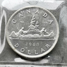 Load image into Gallery viewer, 1948 Canada 1 Dollar Silver Coin One Dollar ICCS MS 62 Choice Unc - No Reserve
