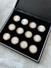 Load image into Gallery viewer, 12 x 1 oz Johnson Matthey .999 Silver Eaton round - Full Set Zodiac - With COA
