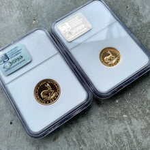 Load image into Gallery viewer, Pair of 1958 1 Pound and 1/2 Pound South Africa Gold Coin - NGC Proof 66 + 65
