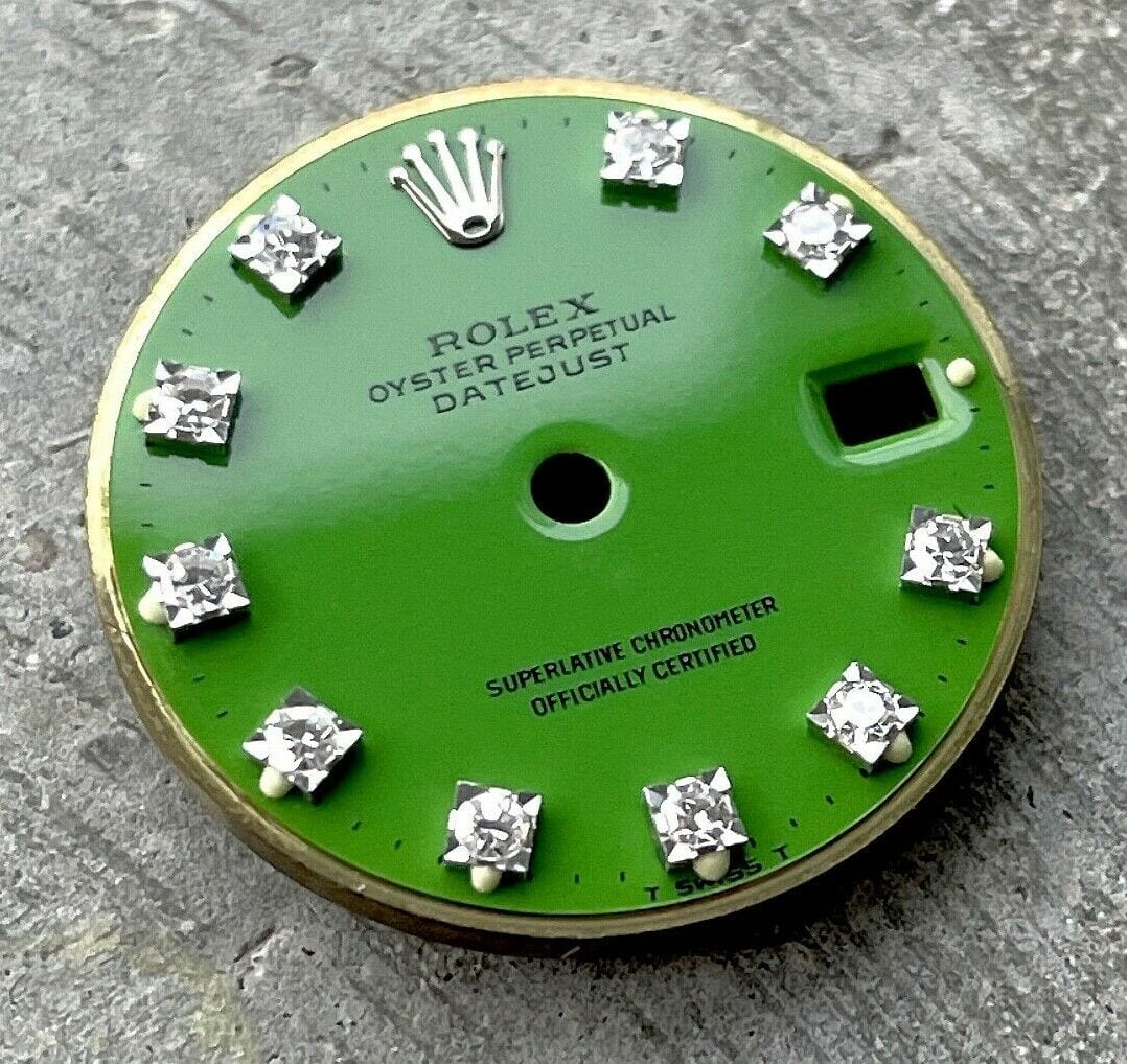 Vintage Rolex Green Stella Dial President 69178 -Factory original 100% Untouched